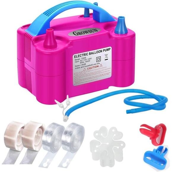 Balloon Pump Kit Electric Balloon Garland Arch Kit Air Blower Inflator for Party - Picture 1 of 6